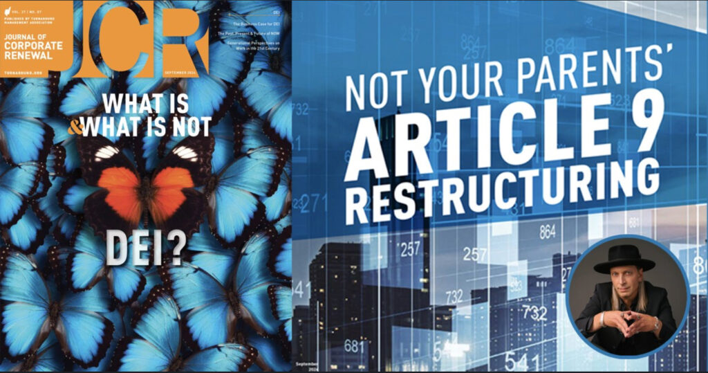 Journal of Corporate Renewal September 2024 cover featuring Second Wind's Robert DiNozzi and his article 