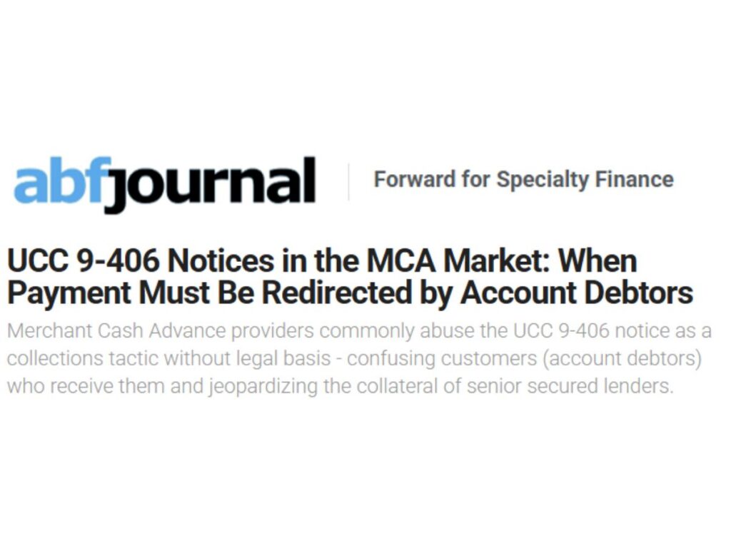 ABF Journal article with the headline 